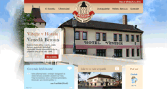 Desktop Screenshot of hotelvenedik.cz