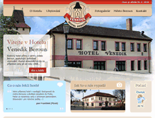 Tablet Screenshot of hotelvenedik.cz